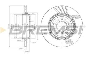 BREMSI CD7280V - DISCHI FRENO - BRAKE DISCS