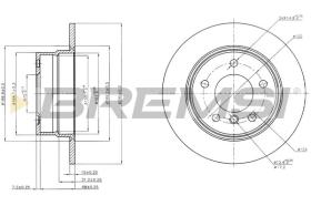BREMSI CD7284S - DISCHI FRENO - BRAKE DISCS