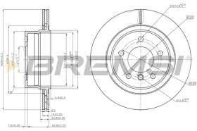 BREMSI CD7285V - DISCHI FRENO - BRAKE DISCS