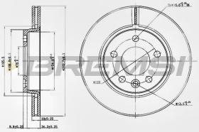 BREMSI CD7286V - DISCHI FRENO - BRAKE DISCS