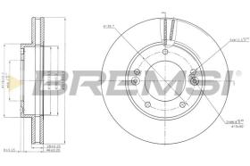BREMSI CD7290V - DISCHI FRENO - BRAKE DISCS