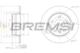 BREMSI CD7303S - DISCHI FRENO - BRAKE DISCS