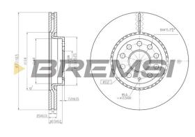 BREMSI CD7305V - DISCHI FRENO - BRAKE DISCS