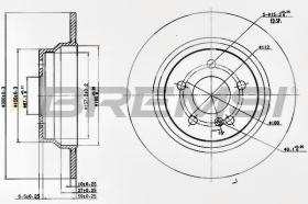 BREMSI CD7308S - DISCHI FRENO - BRAKE DISCS