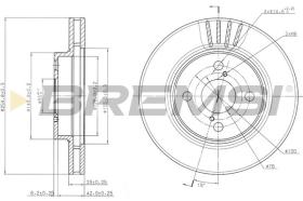 BREMSI CD7314V - DISCHI FRENO - BRAKE DISCS