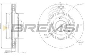 BREMSI CD7316V - DISCHI FRENO - BRAKE DISCS