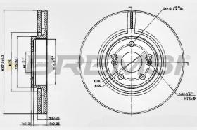 BREMSI CD7368V - DISCHI FRENO - BRAKE DISCS