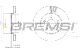 BREMSI CD7376V - DISCHI FRENO - BRAKE DISCS