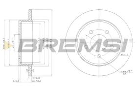 BREMSI CD7378S - DISCHI FRENO - BRAKE DISCS
