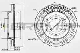 BREMSI CD7384V - DISCHI FRENO - BRAKE DISCS