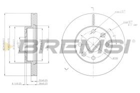 BREMSI CD7391V - DISCHI FRENO - BRAKE DISCS