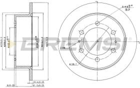 BREMSI CD7400S - DISCHI FRENO - BRAKE DISCS