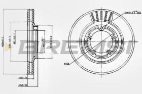 BREMSI CD7404V - DISCHI FRENO - BRAKE DISCS