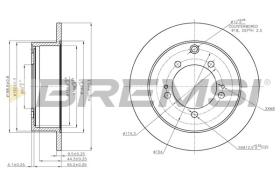 BREMSI CD7410S - DISCHI FRENO - BRAKE DISCS
