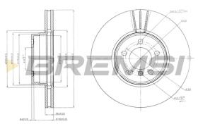 BREMSI CD7411V - DISCHI FRENO - BRAKE DISCS