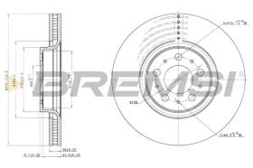 BREMSI CD7426V - DISCHI FRENO - BRAKE DISCS