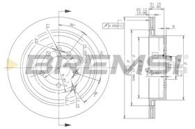 BREMSI CD7433V - DISCHI FRENO - BRAKE DISCS