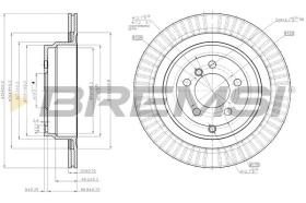BREMSI CD7437V - DISCHI FRENO - BRAKE DISCS