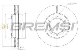 BREMSI CD7441V - DISCHI FRENO - BRAKE DISCS