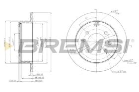 BREMSI CD7448S - DISCHI FRENO - BRAKE DISCS