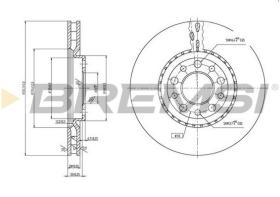 BREMSI CD7449V - DISCHI FRENO - BRAKE DISCS