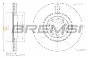 BREMSI CD7455V - DISCHI FRENO - BRAKE DISCS