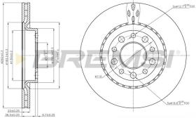 BREMSI CD7456V - DISCHI FRENO - BRAKE DISCS