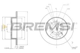 BREMSI CD7466S - DISCHI FRENO - BRAKE DISCS
