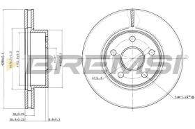 BREMSI CD7471V - DISCHI FRENO - BRAKE DISCS
