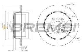 BREMSI CD7486S - DISCHI FRENO - BRAKE DISCS