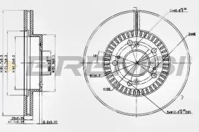 BREMSI CD7496V - DISCHI FRENO - BRAKE DISCS