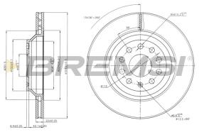 BREMSI CD7503V - DISCHI FRENO - BRAKE DISCS