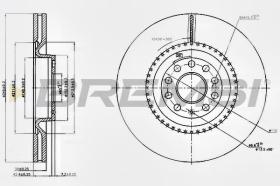 BREMSI CD7504V - DISCHI FRENO - BRAKE DISCS