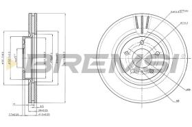 BREMSI CD7505V - DISCHI FRENO - BRAKE DISCS