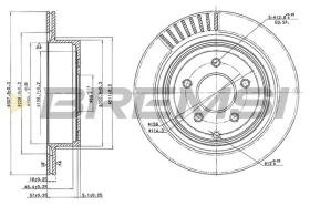 BREMSI CD7506S - DISCHI FRENO - BRAKE DISCS