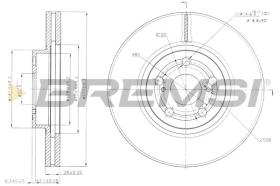 BREMSI CD7508V - DISCHI FRENO - BRAKE DISCS