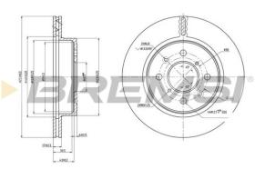 BREMSI CD7509V - DISCHI FRENO - BRAKE DISCS