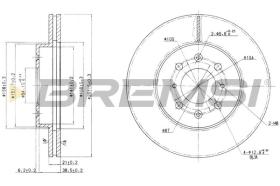 BREMSI CD7510V - DISCHI FRENO - BRAKE DISCS