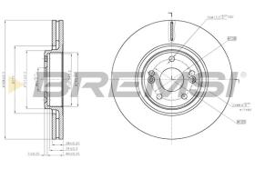 BREMSI CD7511V - DISCHI FRENO - BRAKE DISCS