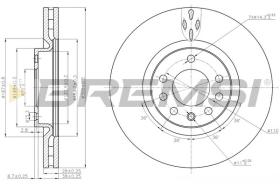 BREMSI CD7512V - DISCHI FRENO - BRAKE DISCS