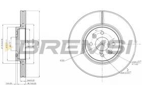 BREMSI CD7513V - DISCHI FRENO - BRAKE DISCS