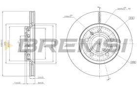 BREMSI CD7526V - DISCHI FRENO - BRAKE DISCS