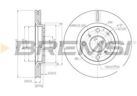 BREMSI CD7527V - DISCHI FRENO - BRAKE DISCS