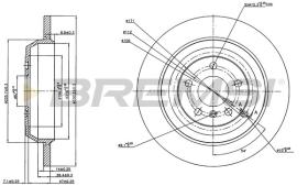 BREMSI CD7530S - DISCHI FRENO - BRAKE DISCS