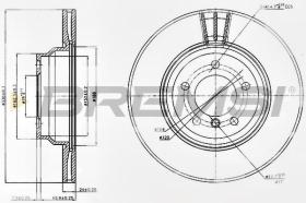 BREMSI CD7535V - DISCHI FRENO - BRAKE DISCS