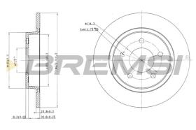 BREMSI CD7546S - DISCHI FRENO - BRAKE DISCS