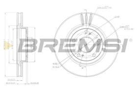 BREMSI CD7557V - DISCHI FRENO - BRAKE DISCS