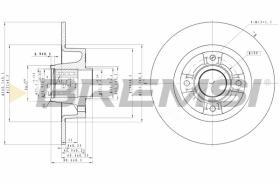 BREMSI CD7571S - DISCHI FRENO - BRAKE DISCS