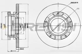 BREMSI CD7573S - DISCHI FRENO - BRAKE DISCS