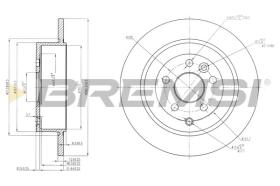 BREMSI CD7578S - DISCHI FRENO - BRAKE DISCS